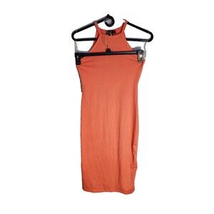 Women's Love Peach Stretch Dress Skirt Shirt Small